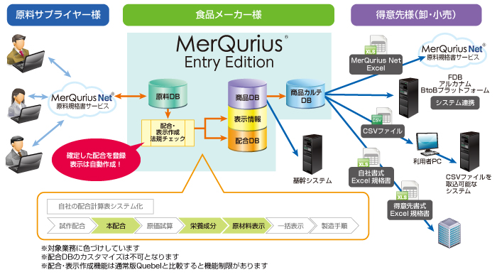 MerQurius Entry Editionシステムイメージ